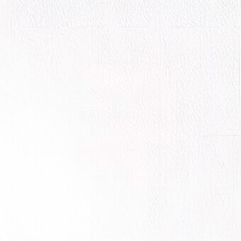 White textured wall panel with vertical graining and a matte finish, displaying a rectangular composition and diffused lighting.